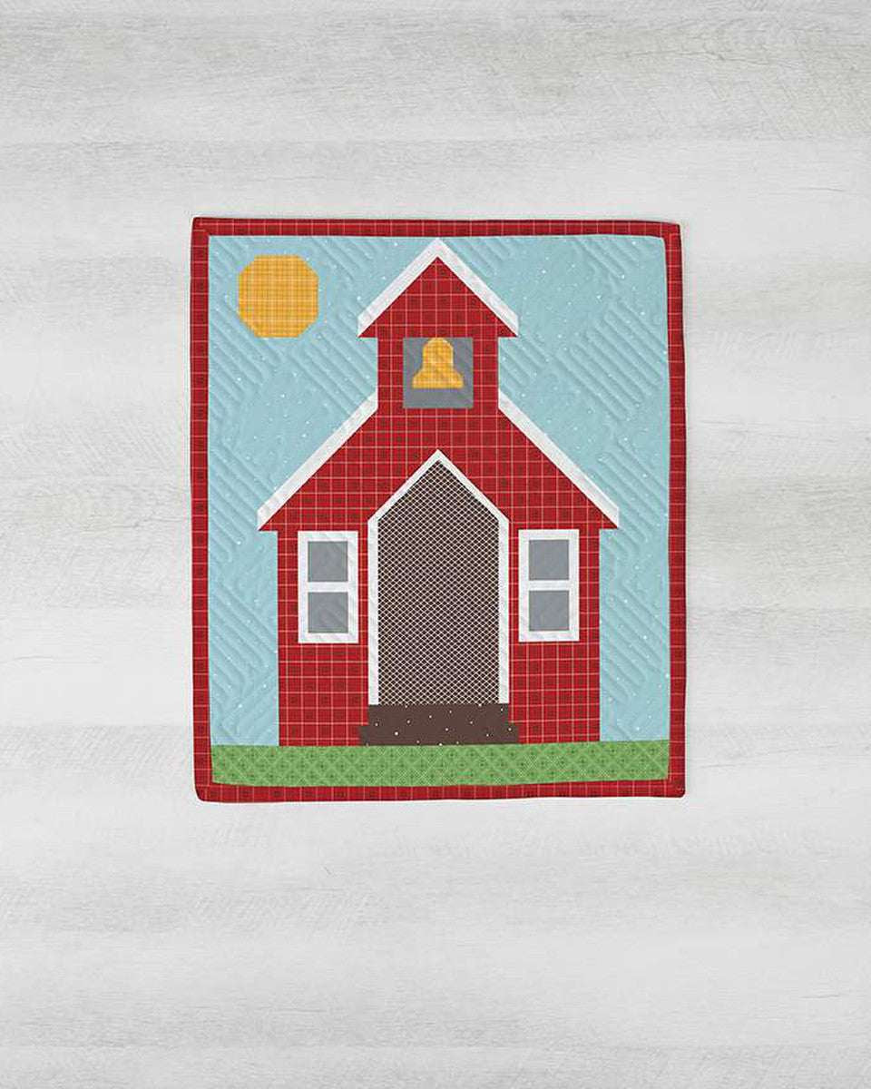 2025 Riley Blake Designs In Session tabletop banner kit with fabric and pattern in keepsake box