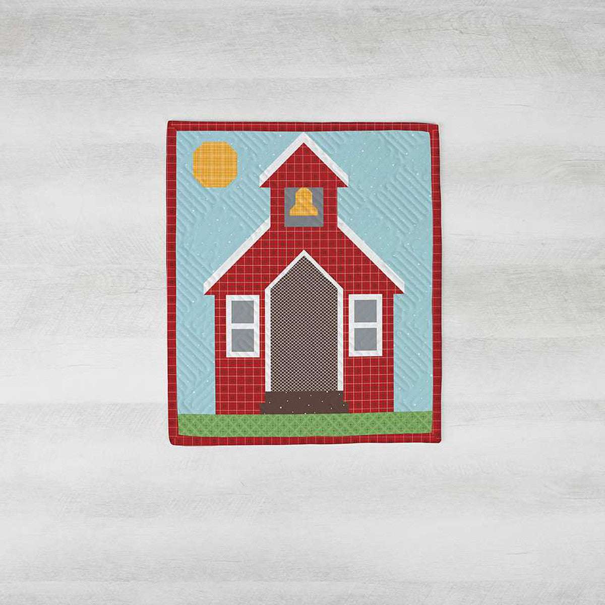 2025 Riley Blake Designs In Session tabletop banner kit with fabric and pattern in keepsake box