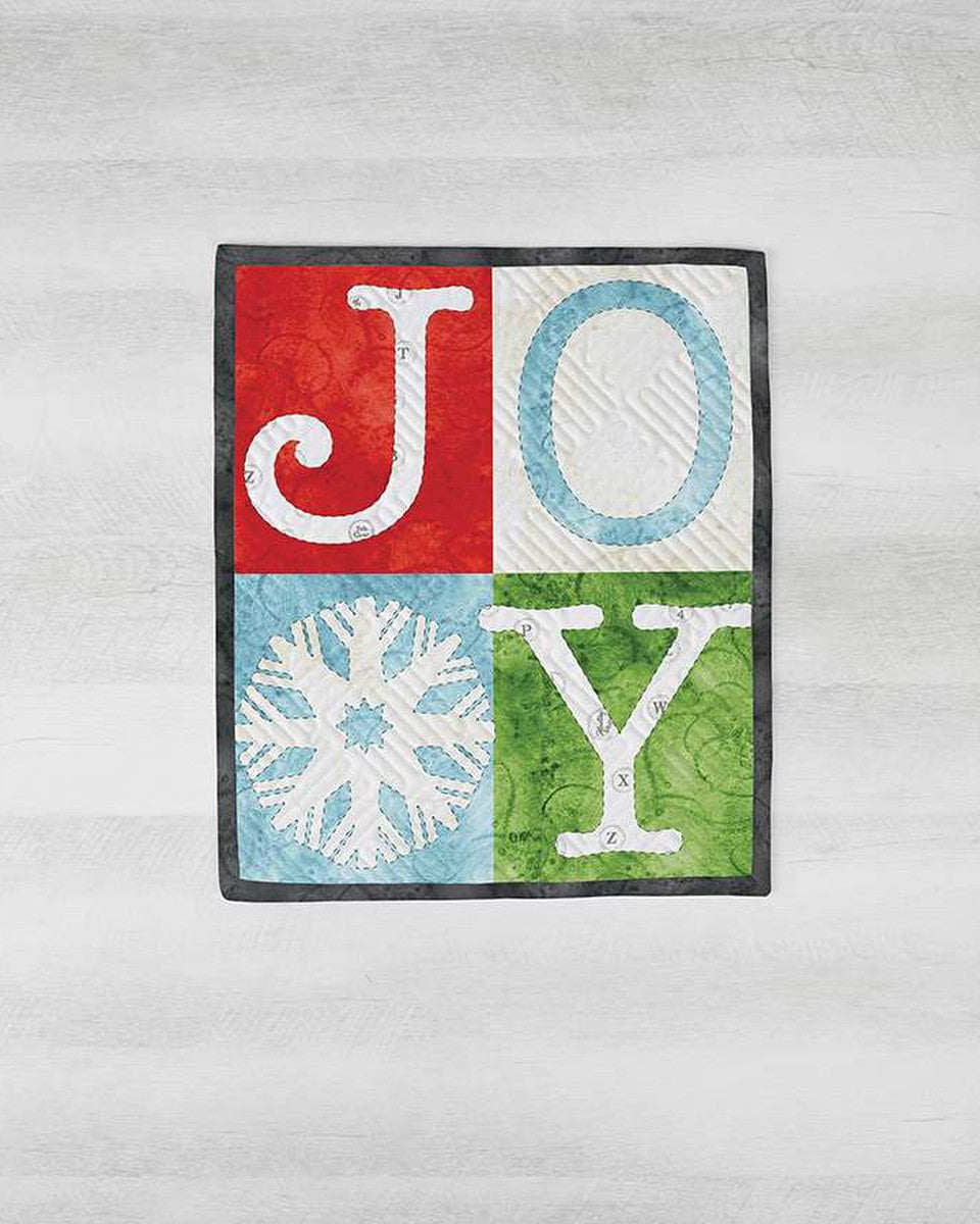 2025 Riley Blake Designs Great Joy tabletop banner kit with fabric and pattern in keepsake box