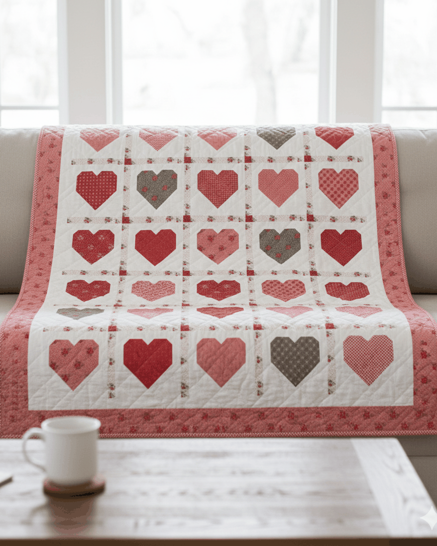 Pre-Order Kit Lovely Quilt featuring Poinsettia and Pear by Sherri & Chelsi for Moda Fabrics