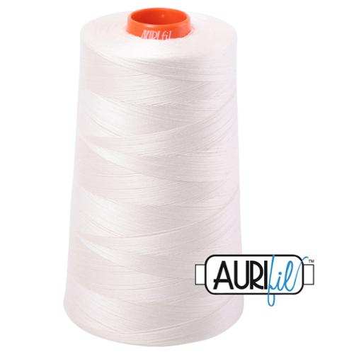 Aurifil Long Arm Cotton 50 Wt Chalk Thread Cone for quilting and basting