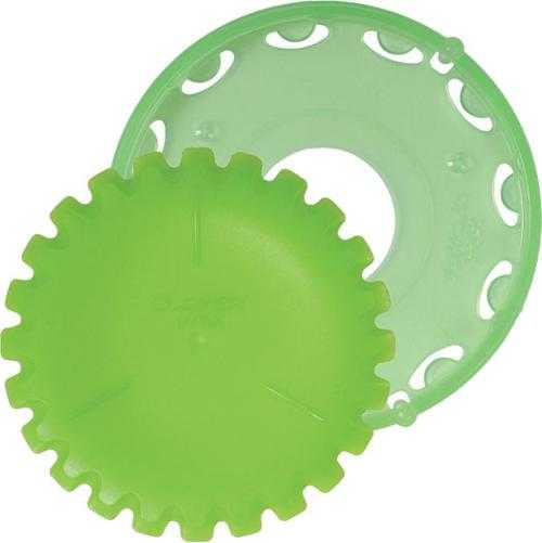 Small Clover Quick Yo Yo Maker green plastic template for crafting 1-1/4 inch fabric yo-yos