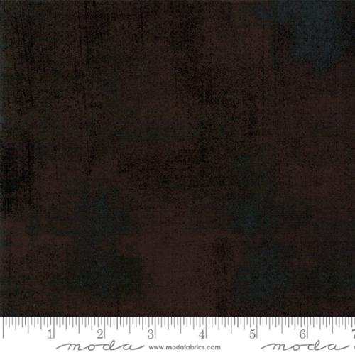 Moda Grunge Basics Winter Coal 100% cotton fabric with textured dark grunge pattern