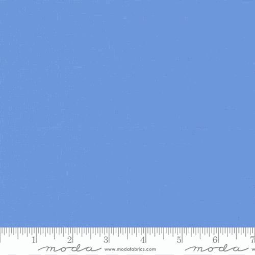 Bella Solids light blue fabric by Moda, 30's blue, sold in half-yard increments