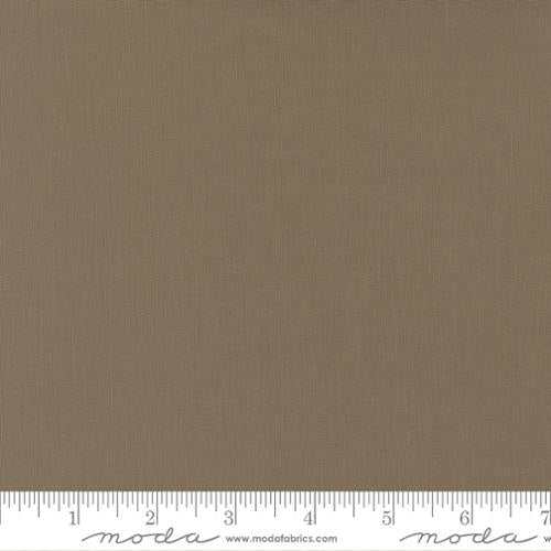 Bella Solids by Moda Fabrics 9900 129 Weathered Teak fabric half yard sample