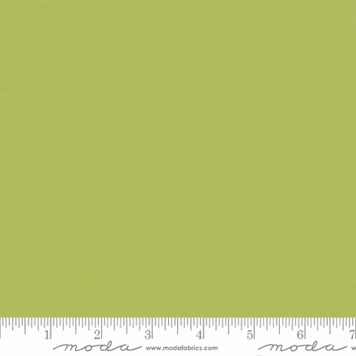 Bella Solids from Moda 9900 134 pistachio fabric half yard cut