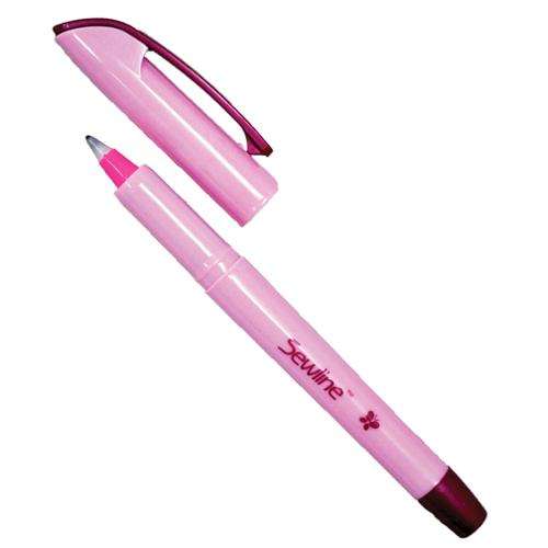 Sewline Air Erase Roller Ball Pen pink fabric marking pen with 0.8mm ceramic roller ball and erasable ink