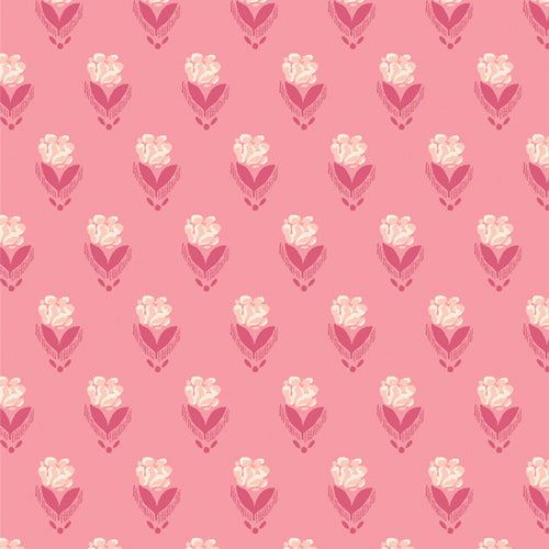 Mademoiselle Jardin des Tuileries floral fabric by Patty Basemi in soft pastels from Art Gallery Fabrics