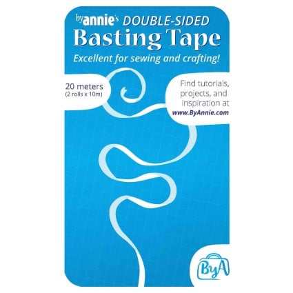 Double-sided basting tape for sewing and crafting by ByAnnie, 20 meters total length