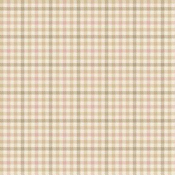 Primo Plaid Flannel fabric in soft pink plaid by Marcus Fabrics for quilting and home accents