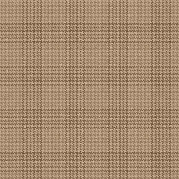 Primo Plaid Flannel soft tan yarn-dyed fabric by Marcus Fabrics sold by half yard