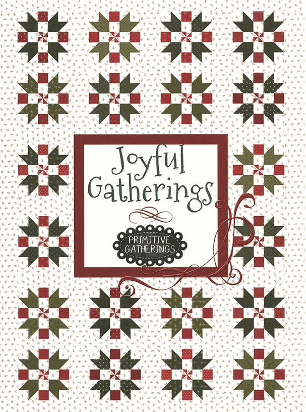 Joyful Gatherings book by Lisa Bongean with holiday quilt and decor patterns