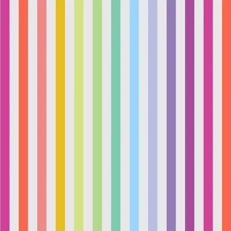 Graywork Disco Stripe Whisper colorful vertical striped fabric by Tula Pink for Free Spirit Fabrics