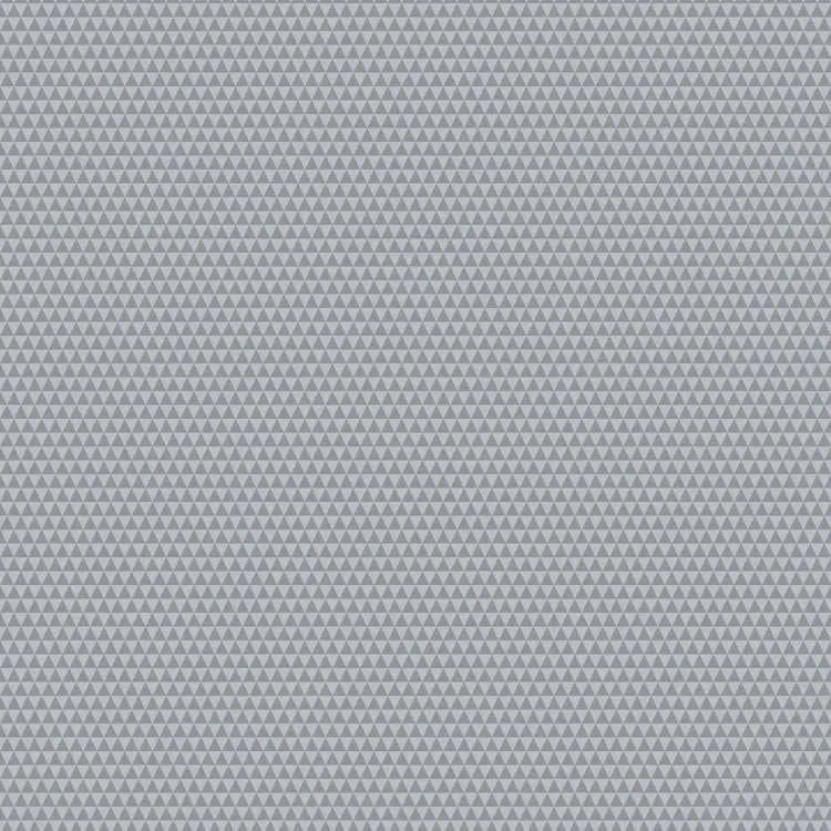 Graywork Kinda Shady Fog fabric by Tula Pink with small gray triangle pattern for quilting and crafts
