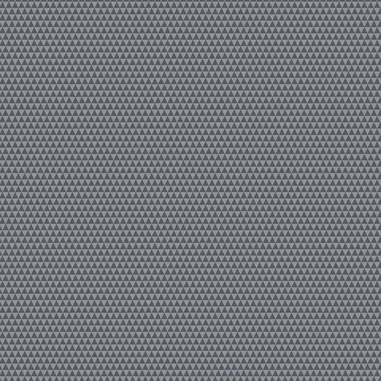 Gray fabric with small dark and light gray triangle pattern Graywork Kinda Shady Shadow by Tula Pink