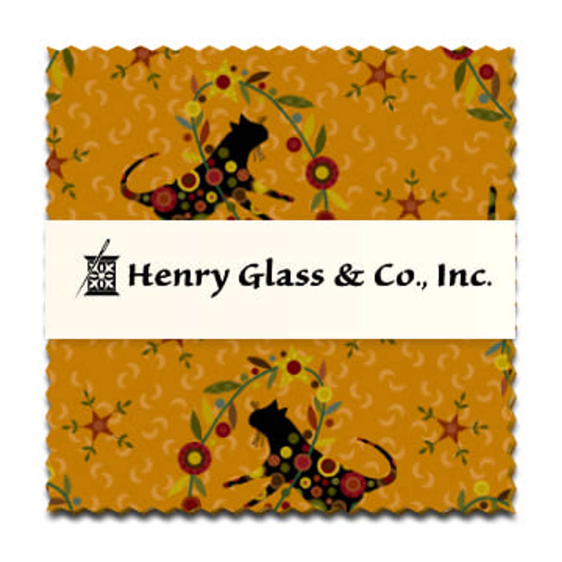 Pennyberry Farm fabric 5x5 inch squares with whimsical farm animal and floral patterns by Henry Glass & Co.