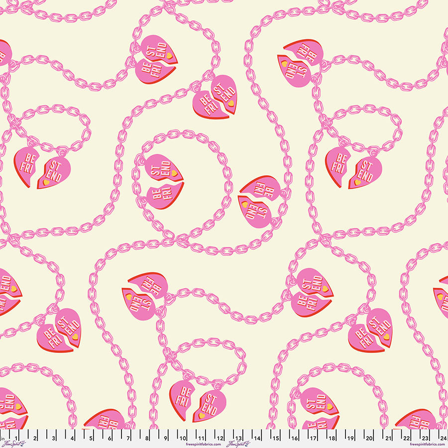 Besties by Tula Pink fabric with cats, dogs, and bunnies from Free Spirit Fabrics