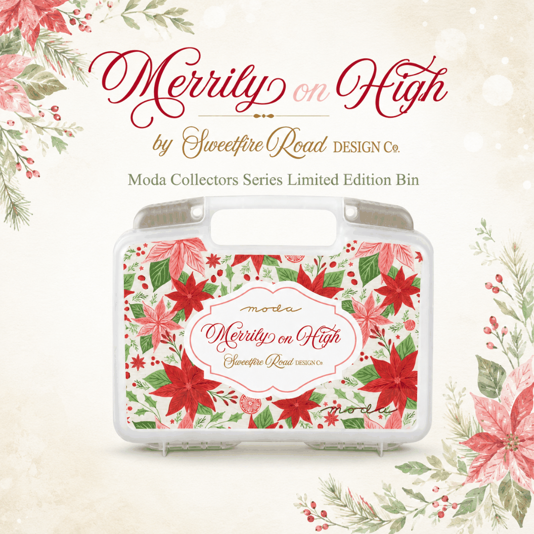 Moda Collectors Series Limited Edition Bin Merrily on High quilting fabric and accessories kit