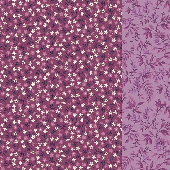 Patrick's Promise Strip-It 5 1/4" violet fabric by Chris Schulte for Marcus Fabrics, sold in 1/2 yard increments