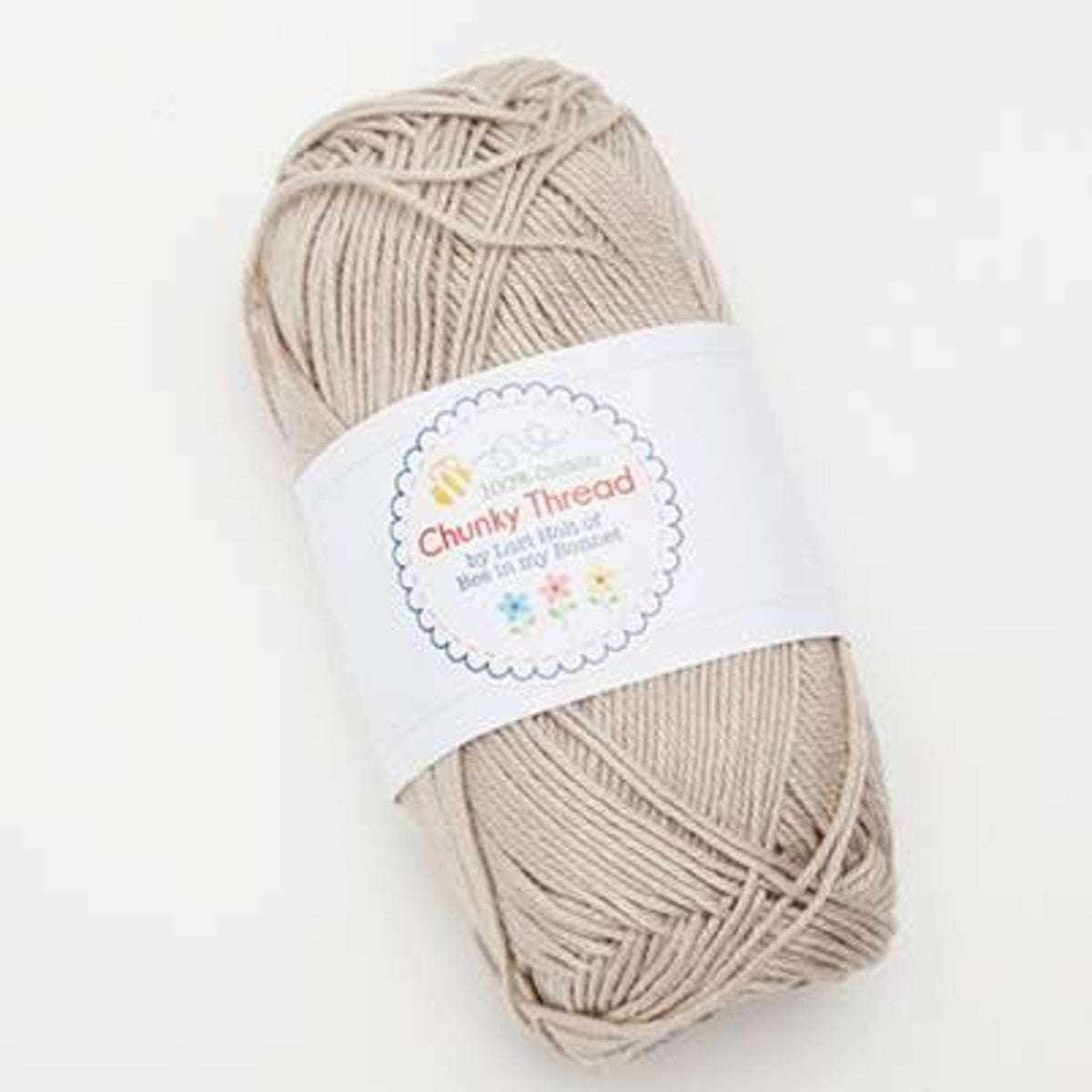 Lori Holt Chunky Thread linen color 100% cotton knitting yarn skein