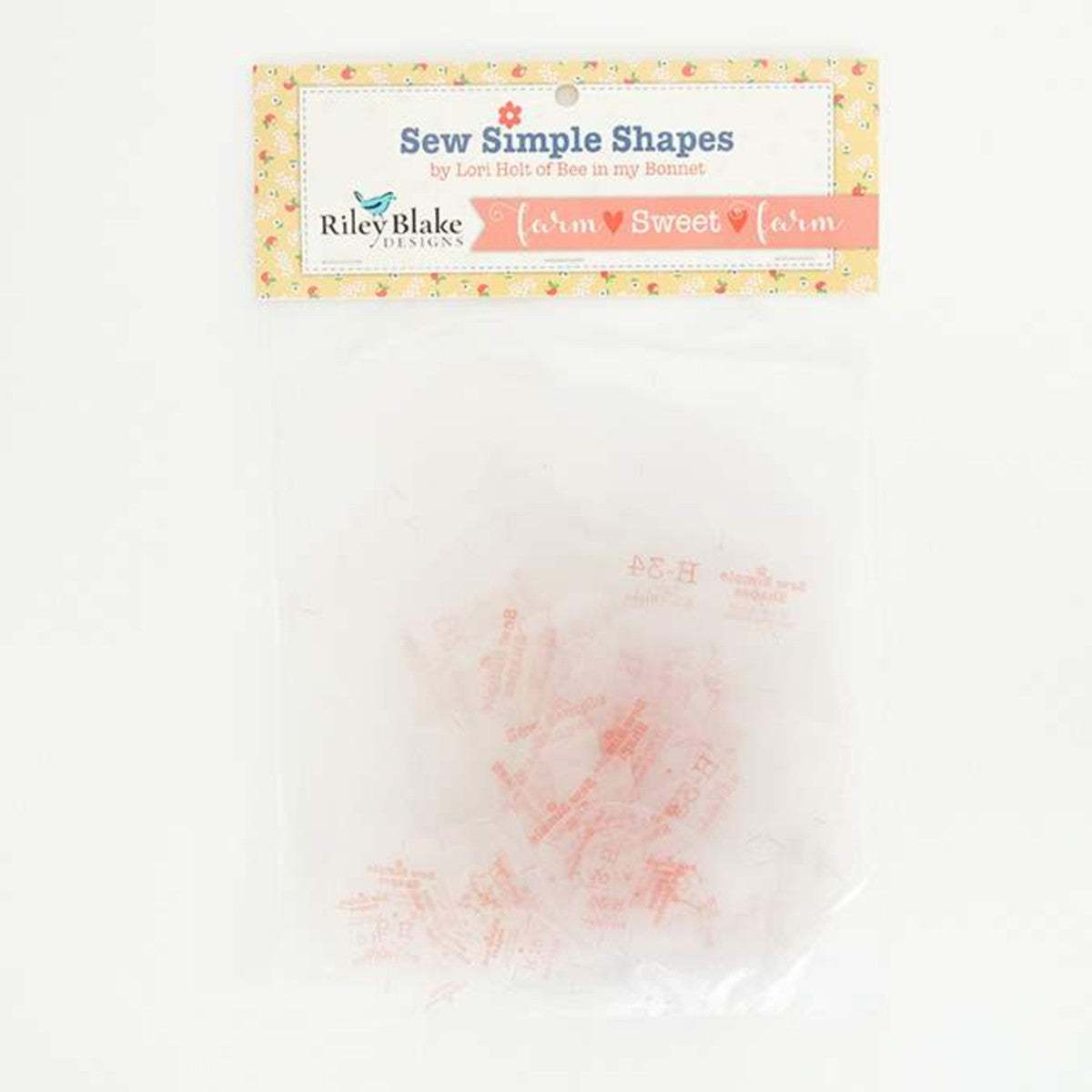 Lori Holt Farm Sweet Farm Sew Simple Shapes plastic applique templates for quilting and fussy cutting