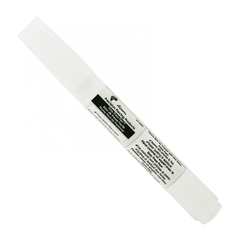 Easy Press Pen for precise, flat quilting seams, empty for filling with Easy Press Solution