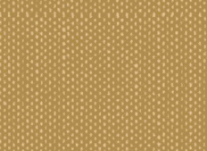 TILDA chambray mustard fabric with small white dots sold in half-yard increments