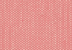 TILDA - Chambray coral fabric with white polka dots sold in half-yard increments