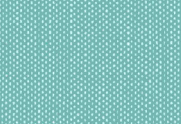 TILDA Chambray teal fabric with white dots sold in half-yard increments