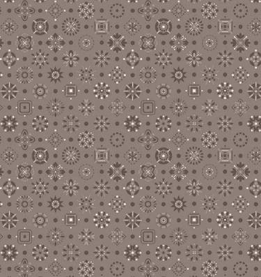 Farmer's Daughter Handmade Rustic fabric by Lori Holt with vintage floral pattern in brown tones