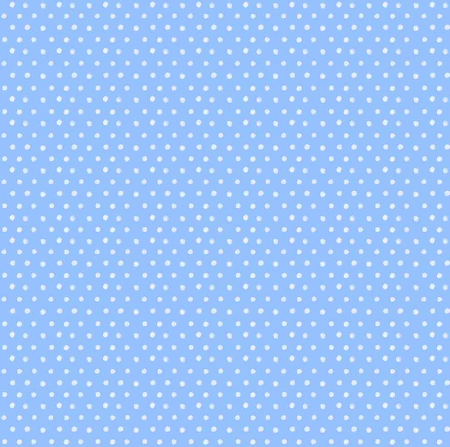 Spring Cheer dots denim fabric by Heatherlee Chan for Clothworks with vibrant pastel colors