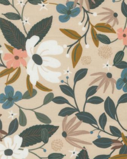 Maison BOM Quilt Kit backing fabric featuring Midnight Fleur design by Jessica Rose, 3.75 yards, pre-order with estimated shipping January 2027