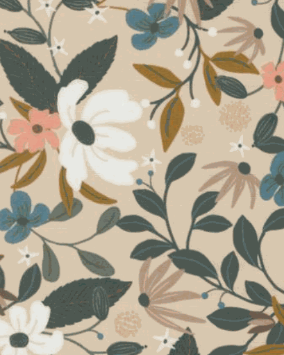 Maison BOM Quilt Kit backing fabric featuring Midnight Fleur design by Jessica Rose, 3.75 yards, pre-order with estimated shipping January 2027