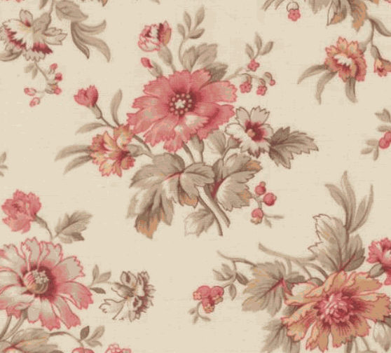 Wishy Washi Backing Kit floral fabric in pink and beige for quilt backing