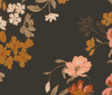 Backing Kit for Gleaned Quilt black floral fabric by Stephanie Sliwinski for Moda Fabrics
