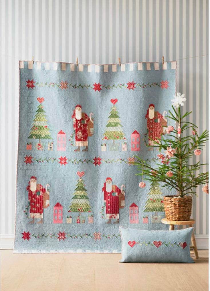 Dear Santa Quilt Kit plaid stone colorway Merry Little Christmas Collection TILDA