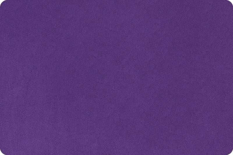 Solid Cuddle® 3 Amethyst ultra-soft minky plush fabric by Shannon Fabrics in 1/2 yard increments