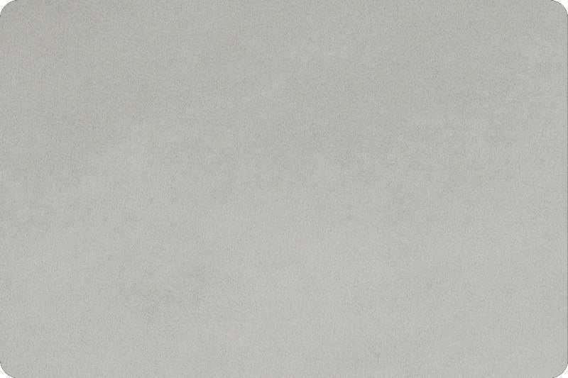 Silver Solid Cuddle® 3 minky plush fabric by Shannon Fabrics in 1/2 yard increments