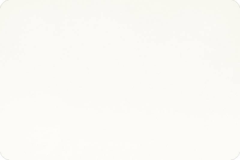 Solid Cuddle 3 white minky plush fabric by Shannon Fabrics, 3mm pile, 100% polyester, sold in half-yard increments