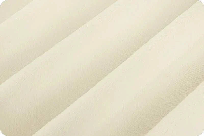 Soft Minky Ivory fabric from Maywood Studio in 1/2 yard increments
