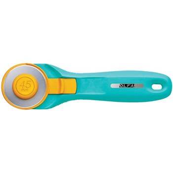 OLFA Splash Rotary Cutter 45mm aqua rotary cutting tool with tungsten alloy blade