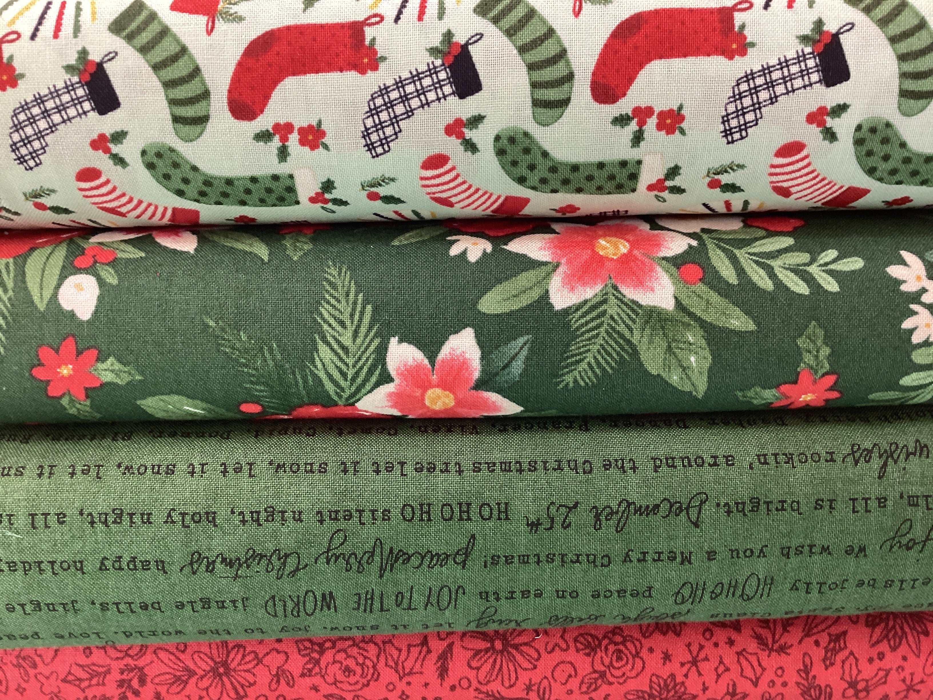 4 Yard Quilt Bundle with Bella Rose fabric for quilting and double-fold binding