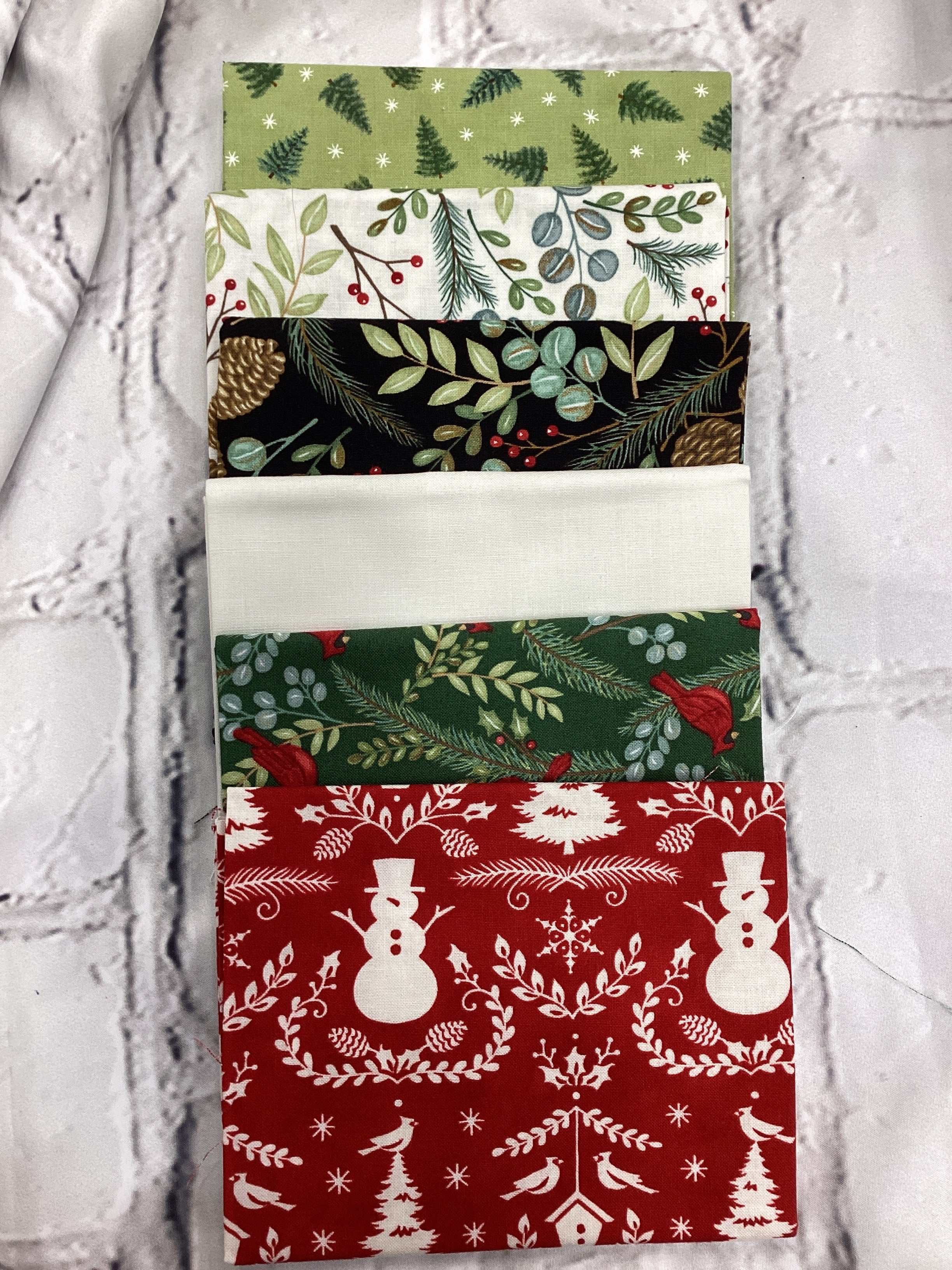 M50 Starry Night Bundle holiday fabric collection with Christmas and winter-themed patterns