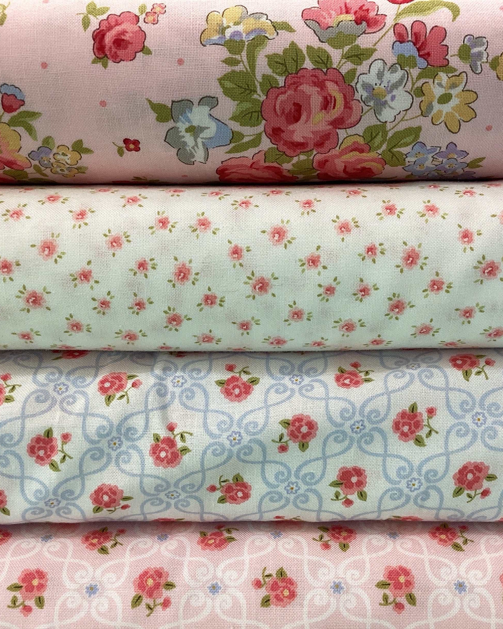 4 Yard Quilt Bundle fabric bundle with Bella Rose Quilts design for easy quilting projects