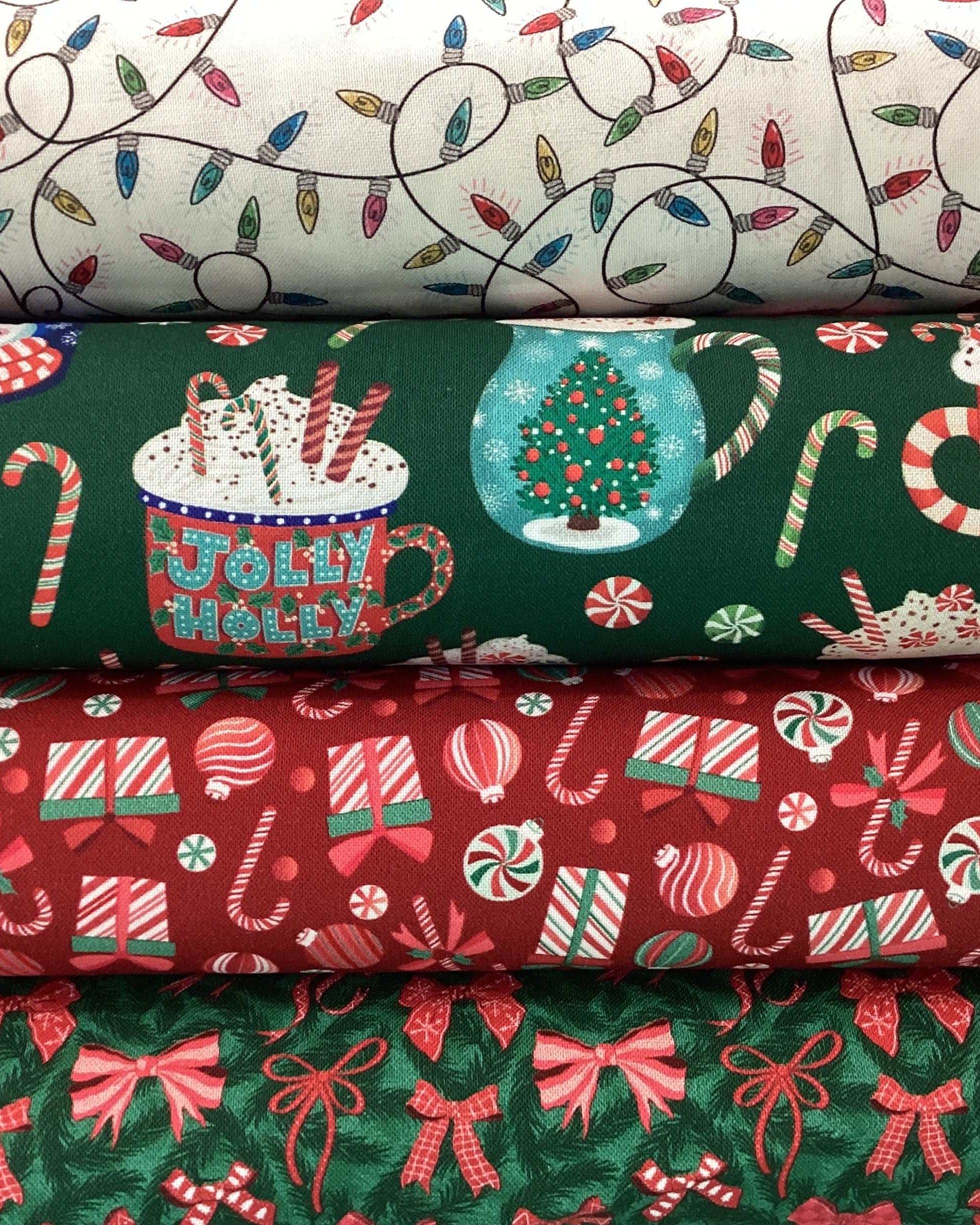 4 Yard Quilt Bundle fabric pieces for Bella Rose Quilts with double-fold binding