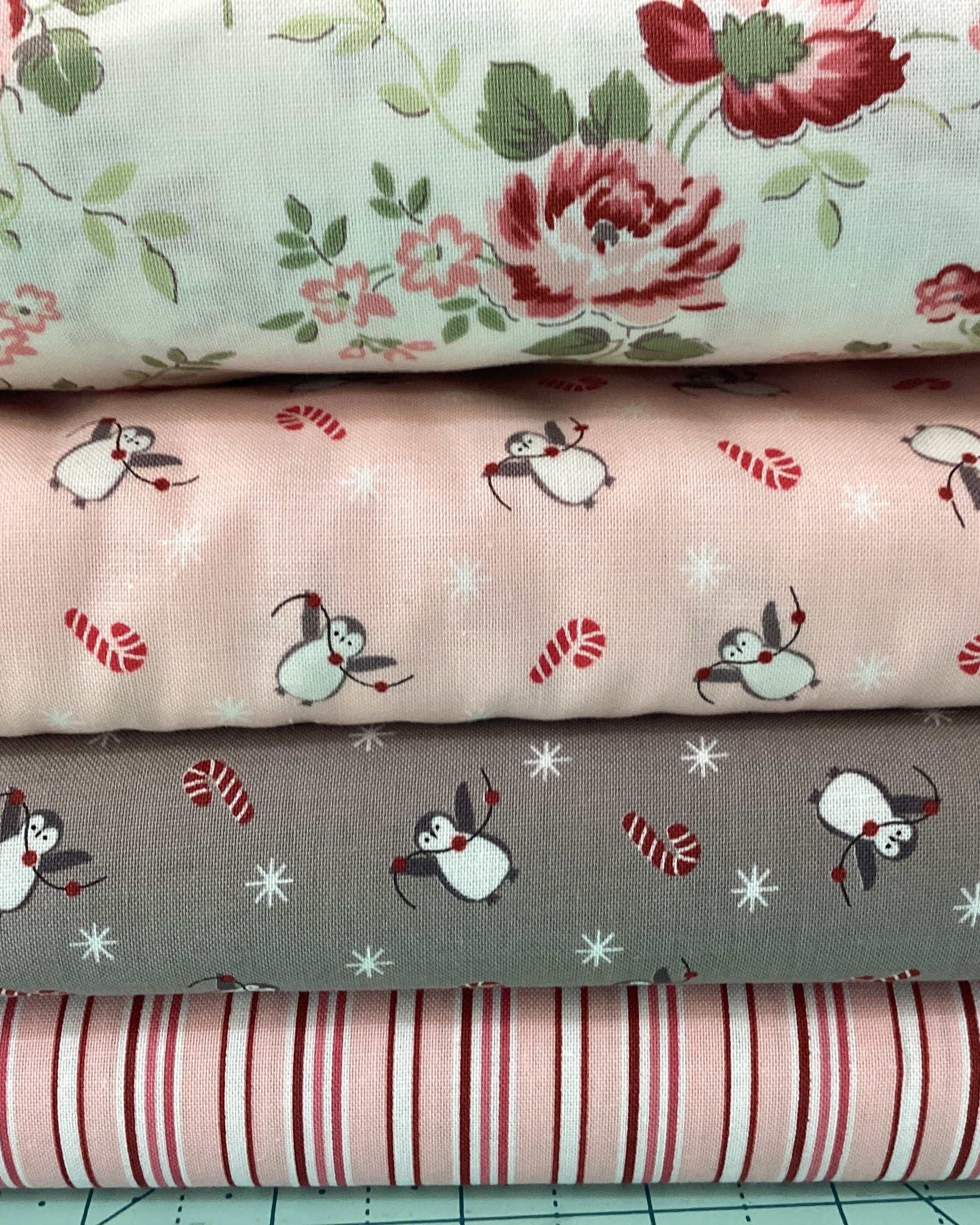 4 Yard Quilt Bundle fabric pieces for Bella Rose Quilts crafting