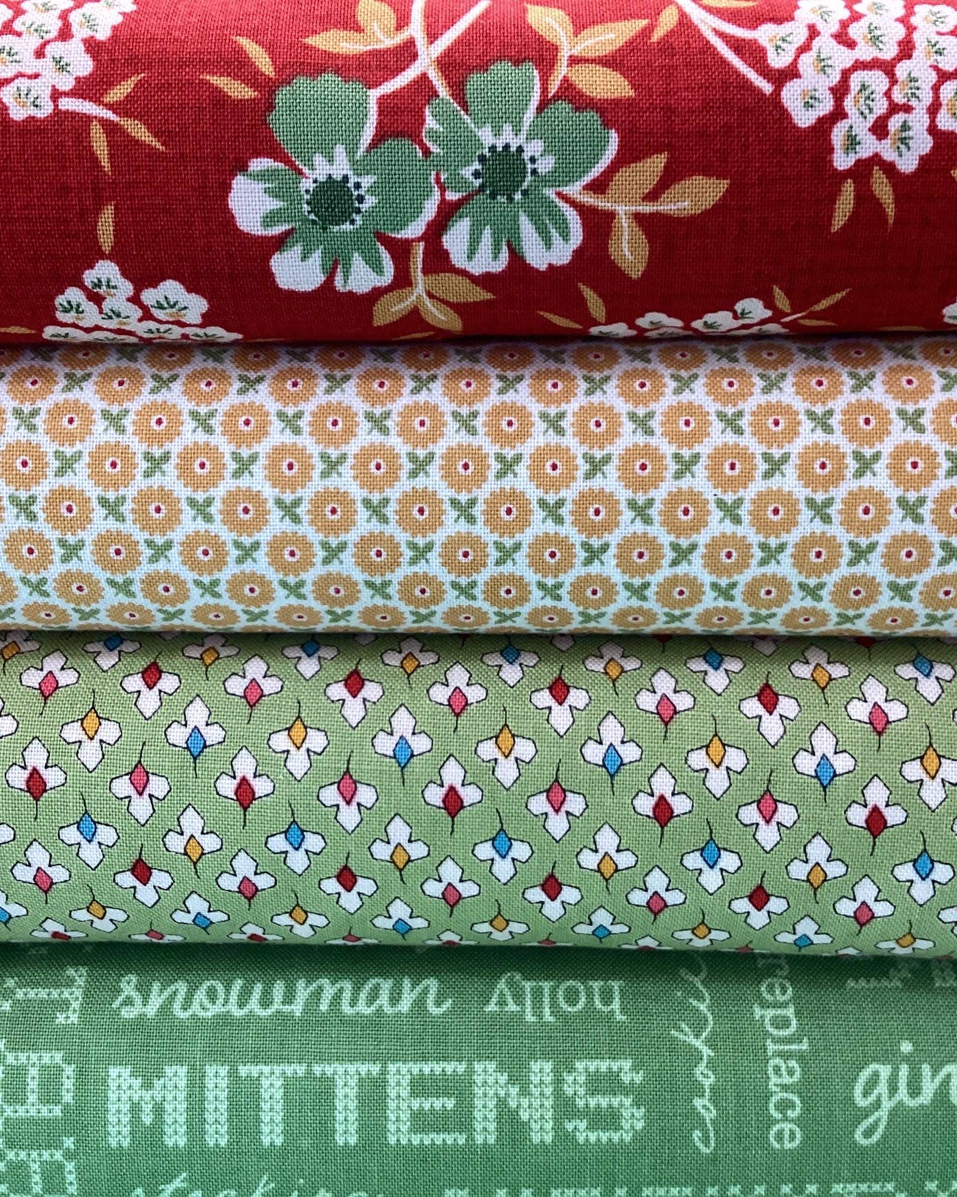 4 Yard Quilt Bundle featuring Bella Rose Quilts fabric for easy double-fold binding