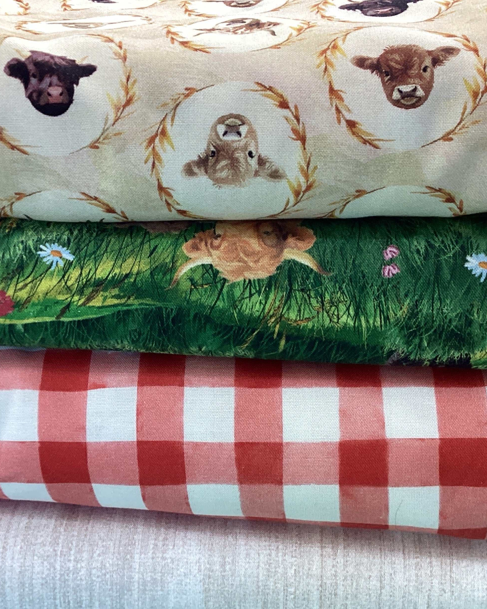 4 Yard Quilt Bundle fabric pieces for Bella Rose Quilts with extra for double-fold binding