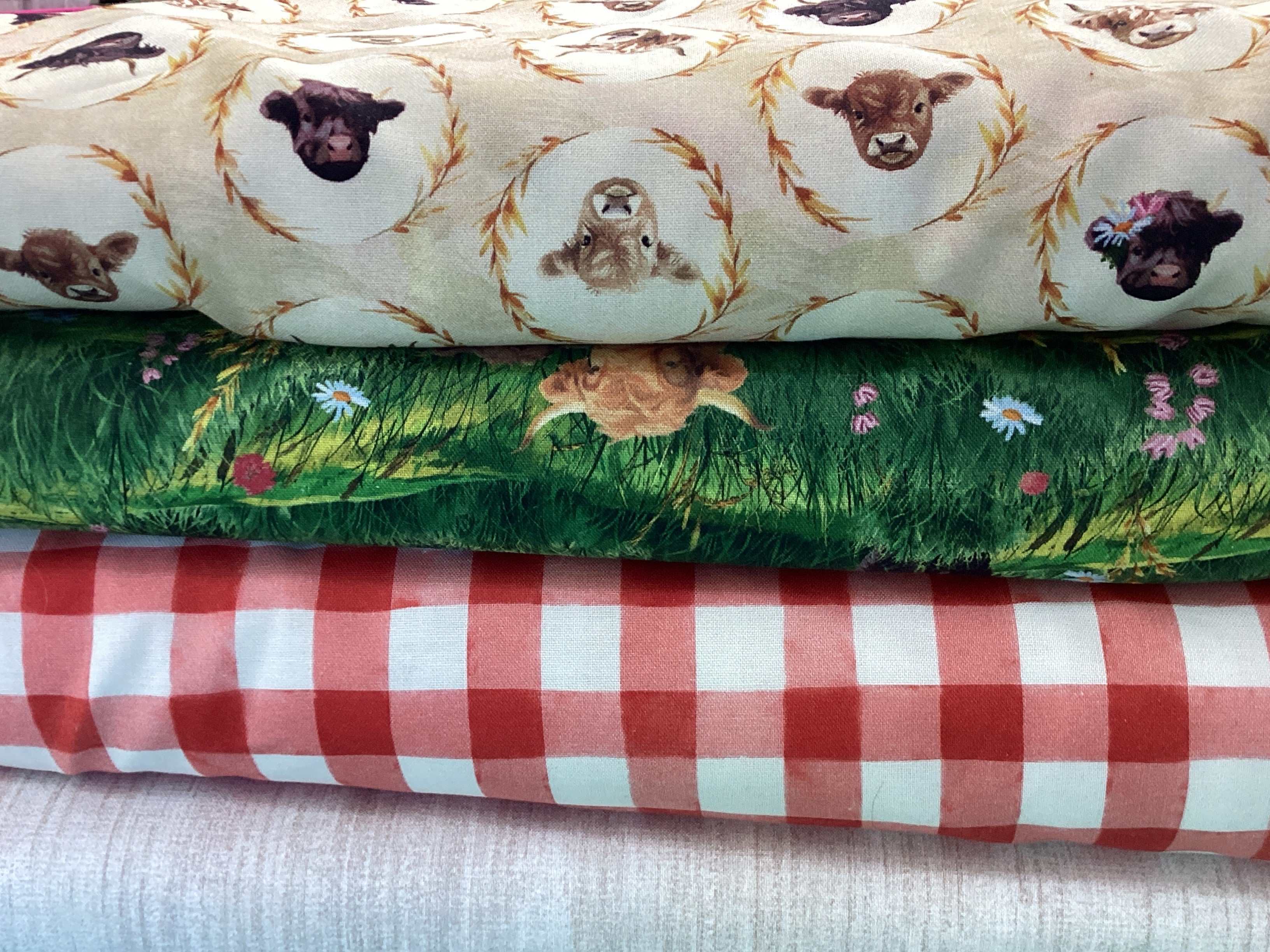 4 Yard Quilt Bundle fabric pieces for Bella Rose Quilts with extra for double-fold binding