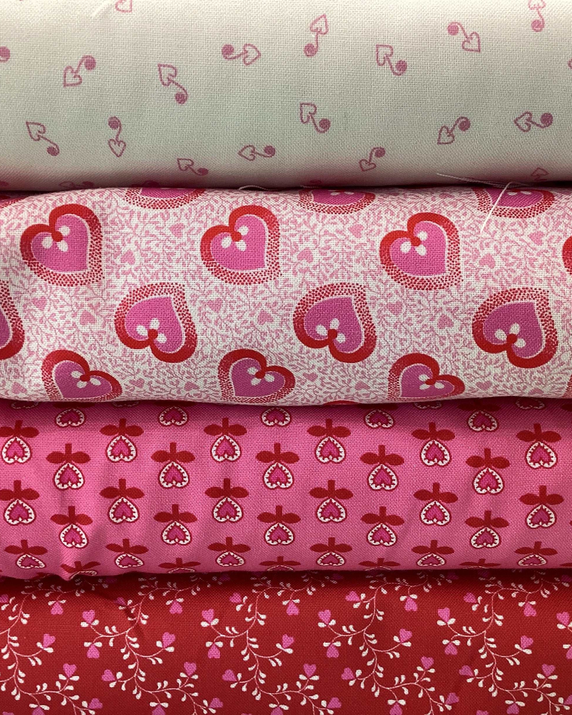 4 Yard Quilt Bundle fabric bundle with Bella Rose Quilts design for double-fold binding